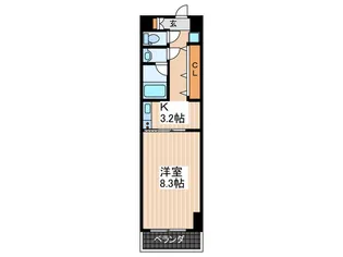 白島城北東亜ビル【6階】の間取り