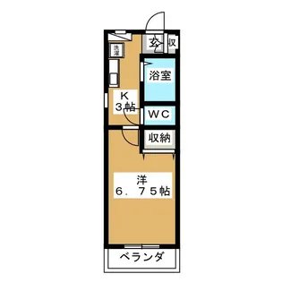 ベルハイツ【1階】の間取り