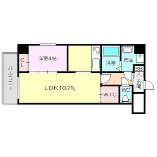 ファーシル東三国【3階】の間取り