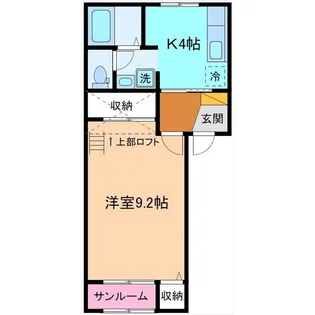 アンシェール21【1階】の間取り