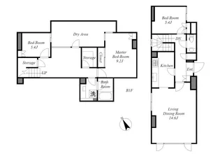 RIS都立大【1階】の間取り