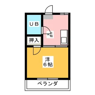 パークサイド豊岡【2階】の間取り