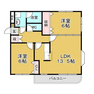 CASA S【3階】の間取り