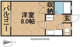 グローバルハウスI【1階】の間取り