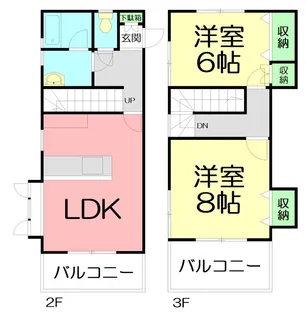 神奈川県小田原市扇町5【一戸建】の間取り