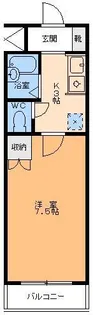 1Kの間取り画像