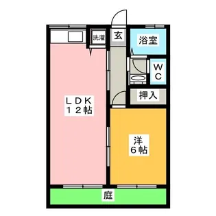 ウインディー津森 II【1階】の間取り