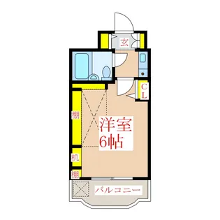 ヴォルフスガルデン上之園【2階】の間取り