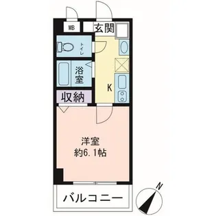 clef de marme【2階】の間取り