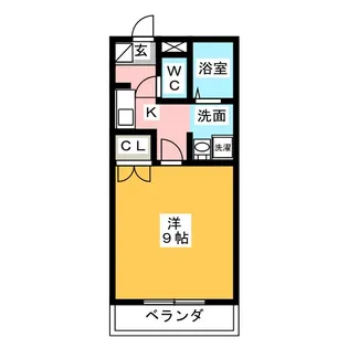 アムールFontene【2階】の間取り