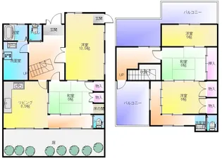大阪府八尾市南本町2【一戸建】の間取り
