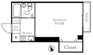 リッチカースル【3階】の間取り