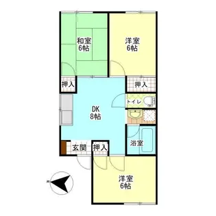 エスポワール【2階】の間取り