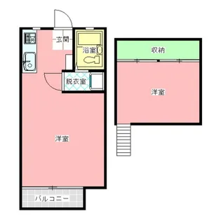 ベルハウスクワナB棟【2階】の間取り