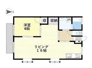 コーポ平山2【1階】の間取り