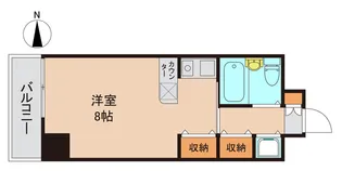 千葉県松戸市新松戸4【マンション】の間取り