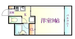 メリファ春日【4階】の間取り