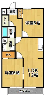 グリーンハイツE(東光台)【1階】の間取り