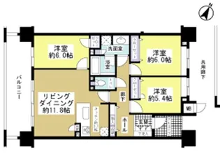 ディークラディア豊田II【4階】の間取り