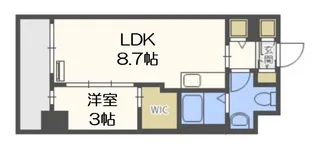 サニーハウス南堀江【8階】の間取り