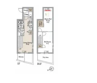 東京都練馬区中村3【マンション】の間取り