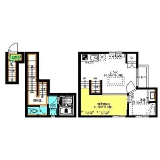 愛知県名古屋市昭和区滝川町【アパート】の間取り