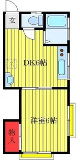 ベルメゾン菊地【2階】の間取り