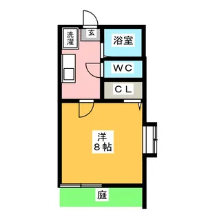 小岩モールハイツ【1階】の間取り