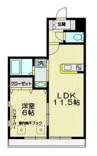 レジデンス吉祥寺北町【1階】の間取り