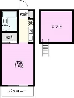 パールハイム【2階】の間取り