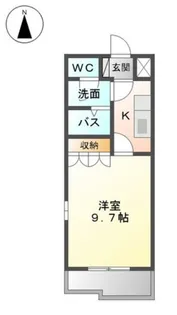 フローレンス明磧【2階】の間取り