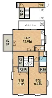 大谷口 一期の家【2階】の間取り