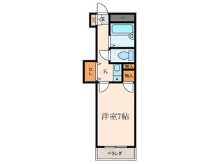 エルコ-ト塚口【1階】の間取り
