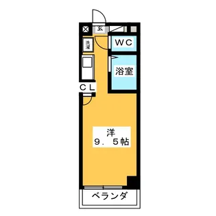 シーズンコート尾張瀬戸【3階】の間取り