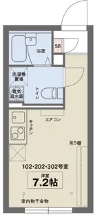 COCOFLAT板橋【1階】の間取り