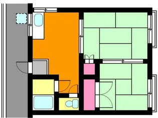 ゆうき荘【2階】の間取り
