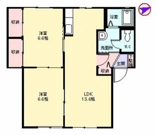 ディアスさや【1階】の間取り