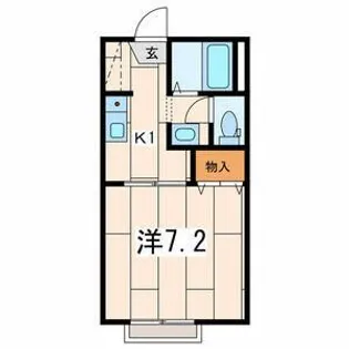 Flower court【1階】の間取り