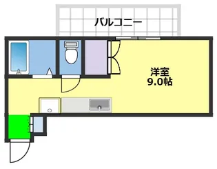 宮本ハイツ【4階】の間取り