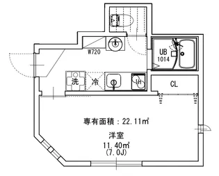 OasiS新高円寺駅前【1階】の間取り