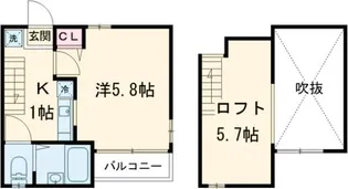 プレッソ西永福【2階】の間取り