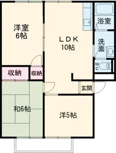 大阪府堺市北区百舌鳥赤畑町3【アパート】の間取り