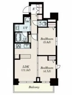 S-RESIDENCE葵II【6階】の間取り