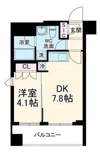 PORTO PARTIRE YOKOHAMA【4階】の間取り