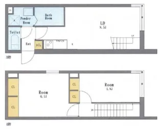 LEGALAND大森山王の間取り