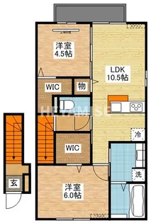 ファミーユ エスパス I【2階】の間取り