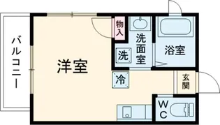コーポ・コナン【2階】の間取り