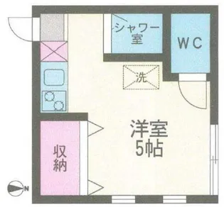 コーポウイング【2階】の間取り
