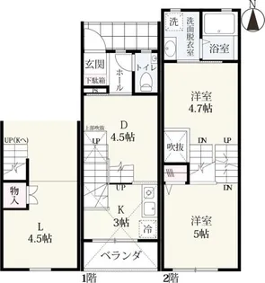 プレミアム千布の間取り