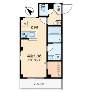 タウンヒルズ祐天寺【3階】の間取り